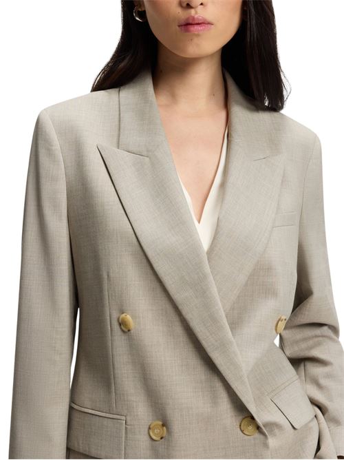 Blazer doppiopetto in lana vergine Hugo Boss | 50543302275